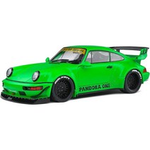 솔리도 1:18 포르쉐 911 964 RWB 그린 다이캐스트