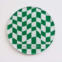 북유럽 인 커피 숍 체스 판 격자 아크릴 코스터 모델 룸 소프트 소품 홈 인테리어, [03] Green