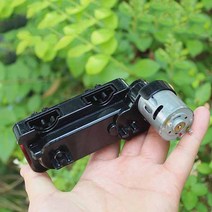 DC 6V-12V 유성 기어 모터 72RPM 장축 감속기 풀 메탈 브러시 엔진 DIY 장난감 로봇 스마트 자동차용 가역, [01] DC12V 420RPM