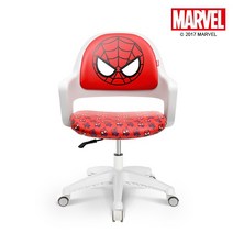 (LOGOSTORY MARVEL 마블 스파이더맨 학생 컴퓨터의자 화이트프레임 블루 학생/블루/화이트프레임/스파이더맨/마블/컴퓨터의자