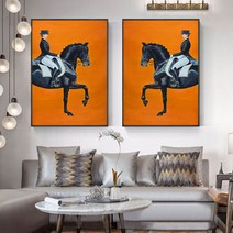 말그림 풍수인테리어에 좋은 복들어오는패브릭 캔버스 액자, 슈발도리앙 A