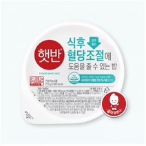 햇반 식후 혈당조절에 도움을 줄 수 있는 밥, 210g, 36개