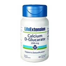 라이프익스텐션 칼슘 D-글루카레이트 200mg 베지테리안 캡슐, 60개입, 4개