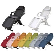 CMCOSMETIC 접이식 미용베드 3단 미용베드 속눈썹 반영구 베드 32컬러, 컬러베드, 40, 화이트