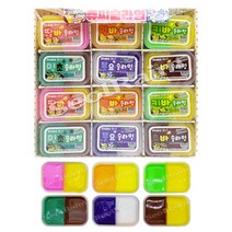 설래임 미정아트 액괴 치즈 젤리 몬스터 슬라임 츄씨 슬라임, 1갑(12개)