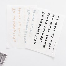 원단킹 종이전사지) 그레이트 씽 3color Z0519 (8219527), 블랙