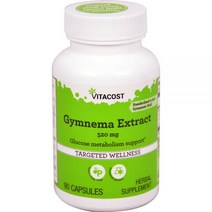 Vitacost Gymnema Extract -- 520 mg - 90 Capsules