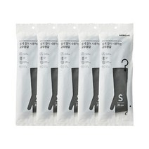 락앤락 (5개세트) 쉽게 걸어 사용하는 고무장갑 31cm (S) (ETM830)