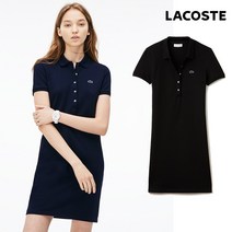 라코스테 카라원피스 블랙 네이비 화이트