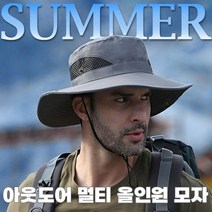 자외선차단 넓은챙 남성 등산모자 겨울산행 일출복장 방한모 아웃도어룩, 네이비