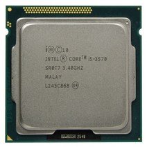 인텔-i5 3570 프로세서 쿼드코어 34Ghz L3 6M 77W 소켓 LGA 1155 데스크탑 CPU 100 작동, 한개옵션0