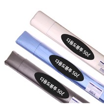 다용도 업소용 야채 대형 비닐 봉투 50L 100p, 화이트