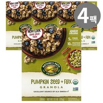 네이쳐스패스 그래놀라 호박씨오일 플랙스 오트밀 326g, 4개