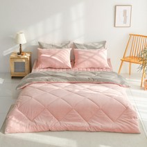 윤하우스 도톰한 극세사 라온 Winter Bedding 겨울차렵이불+베개커버 세트 SS Q