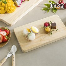 이노크아든 편백나무 천연 통원목 직사각 과일도마, 편백 직사각 과일도마, 무절