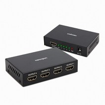 유니콘 ST-400HD 4K UHD HDMI1.4 4포트 분배기, 하트샵 본상품선택