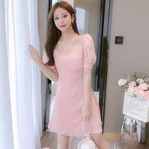 쉬폰 원피스 프렌치 시폰 점프슈트 여성의류 여름옷 작은 키 허리보정 슬림핏 2149770459