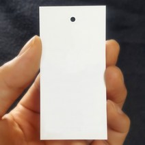 택 행택 제작 스노우지250g 무지 200매 가격택 의류택 옷택 상품택 종이택 라벨택 포장택 흰 백색 종이 라벨, 스노우지250_무광코팅, 50x60mm로 변경, 타공없이 점으로 인쇄