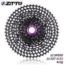 스프라켓 12단 자전거휠 ZTTO 12 단 산악 카세트 HG 허브 MTB 11 50T S 46T 스프로킷 K7 프리 NX GX eagle R8000, 10 12S 52T SLR Black
