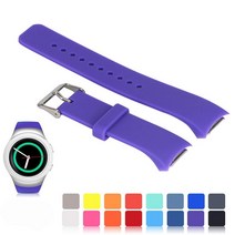 갤럭시 기어 s2에 대한 스포츠 스트랩 R720 R730 스마트 워치 밴드 실리콘, 01 purple
