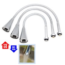 수도엔꼭지 교체형 I형 수압상승벨 자바라 싱크대 주방 코브라 수도꼭지 3종 택1, 1개