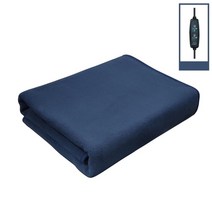 차박용전기매트 12V전기장판 차량용전기장판 150×80cm usb 단층 난방 담요 3 가열 모드 전기 담요 온도 제어 타이밍 스위치 난방 목도리, 푸른