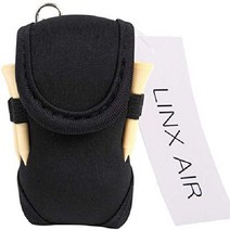 (LINX AIR) 골프 파우치 볼 케이스 (스타 패턴/블랙), 로고 없음/블랙 (심플 패키지)