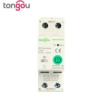 서킷브레이커 단상 WIFI 회로 차단기 2P 63A DIN 레일 스마트 홈 TONGOU TUYA 앱에서 사용하는 스위치 원격, 01 1-63A