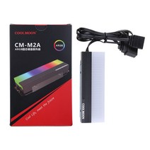 M.2 SSD 히트 싱크 쿨러 용 Coolmoon CM-M73S 2280 ARGB 솔리드 스테이트 디스크 라디에이터