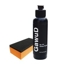 가우디 글래스폴리쉬 유막제거제 100ml+도포용패드 물때제거제