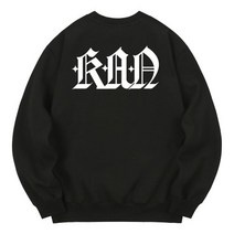 KAN6312 KMB0099 더칸 기모 맨투맨 - 블랙