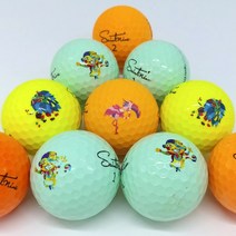 세인트나인 혼마 컬러로스트볼 A- 등급 20알 유명라운딩골프공시즌 로스트볼, 볼빅컬러