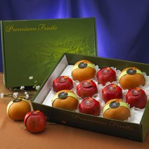 [우리존] [實낙원]프리미엄 사과배 혼합세트 5.5kg(특대 사과6배+4과내외)/황금보자기, 상세 설명 참조