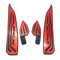 혼다 PCX 125 2018 전용 무볼트 알루미늄 발판 튜닝 파츠, 레드