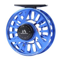 스피닝릴발란서 낚시릴 발란서 maximumcatch avid 1 9wt 가공 알루미늄 플라이 릴 마이크로 조정 드래그 경량 플라이 낚시 릴, 블루 릴, 7000 시리즈