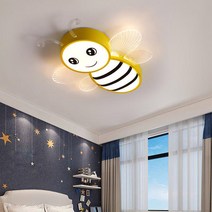 (디자인팜) LED방등 허니비 키즈방등 어린이방등 키즈까페 인테리어조명 HB916, 1. (LED) 허니비 방등(노란색)