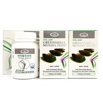 (임박특가 소비기한 2024년 2월 11일) 네이쳐스탑 바이탈조인트 그린쉘머슬 플러스 1 500mg x 60정 x 3병( 3개월분), 1세트, 1500mg X 60정 x 3병
