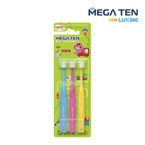 비바텍 메가텐 360도 회전칫솔 1개 (3개입), 2단계