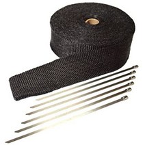 일본직발송 3. Start . side 바이크 머플러 써모 밴티지 내열 천 내열 테이프 1200도 검정 블랙 (50mm×15m, One Size_50 mm× 15m, 상세 설명 참조0