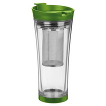 트루도 메종 트래블 티 텀블러 휴대용티보틀, Clear, 415ml