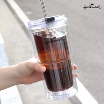 홀마크 아비드 빨대 아이스 텀블러, 500ml