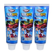 헬로카봇 키즈치약 포도 어린이 저불소 치약, 80g, 3개