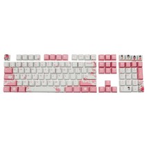 108 키를위한 OEM PBT 키 캡 기계식 키보드 키카브 염료 하위 벚꽃, 일반형