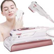 가정용 울쎄라 슈링크 초음파 마사지 얼굴 피부 홈 케어 리프팅 마사지기 관리기 뷰티디바이스, 화이트