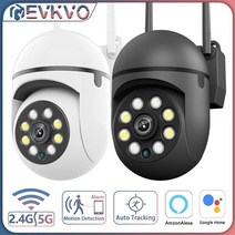 3MP 5G 감시 IP 카메라 5x 줌 야외 와이파이 컬러 비전 모션 감지 보안 CCTV, White 3MP Add 128G, 영국 플러그