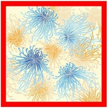 (C)영화) 빅사이즈 등산용 손수건(II), 불꽃-빨강