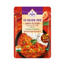티아시아키친 스파이시 치킨 빈달루 커리, 170g, 6개