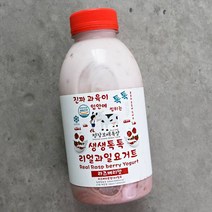 평창보배유가공방 평창보배목장 라즈베리맛 요거트 500mlx2병