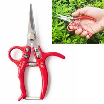 SJC 검지 걸이 다목적 원예 전지 가위, 1.세밀 일자형, 1개