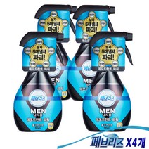 페브리즈 포맨 데오드란트 파워 쿨아쿠아향 370ml X 4개, 1개